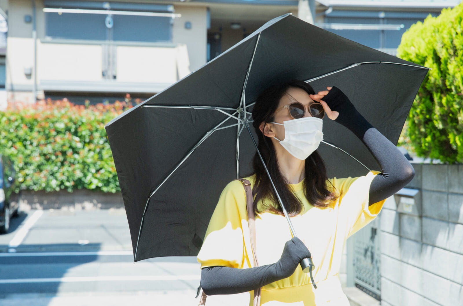 japan summer uv protection parasol arm covers