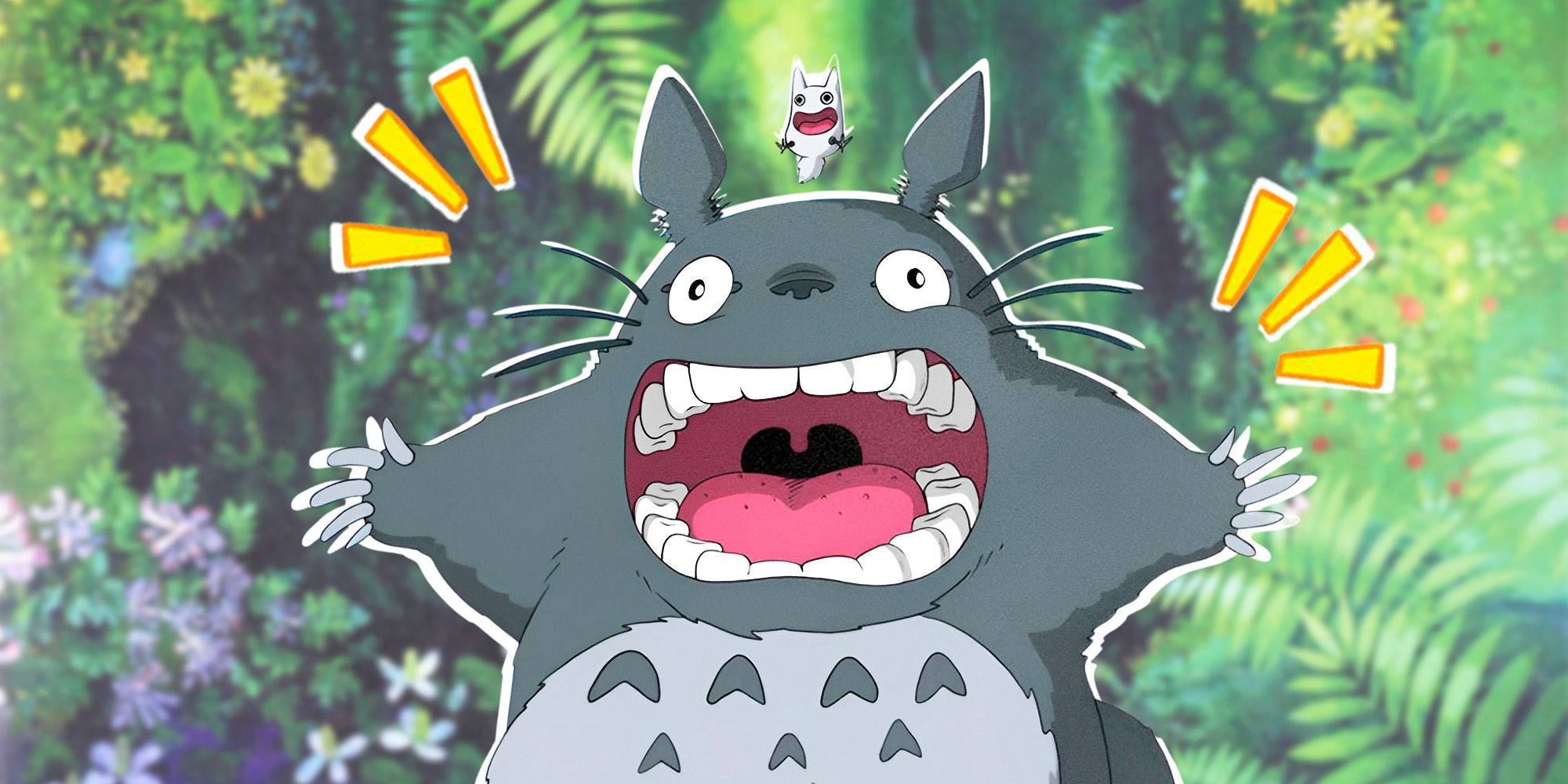 Totoro looking surprised