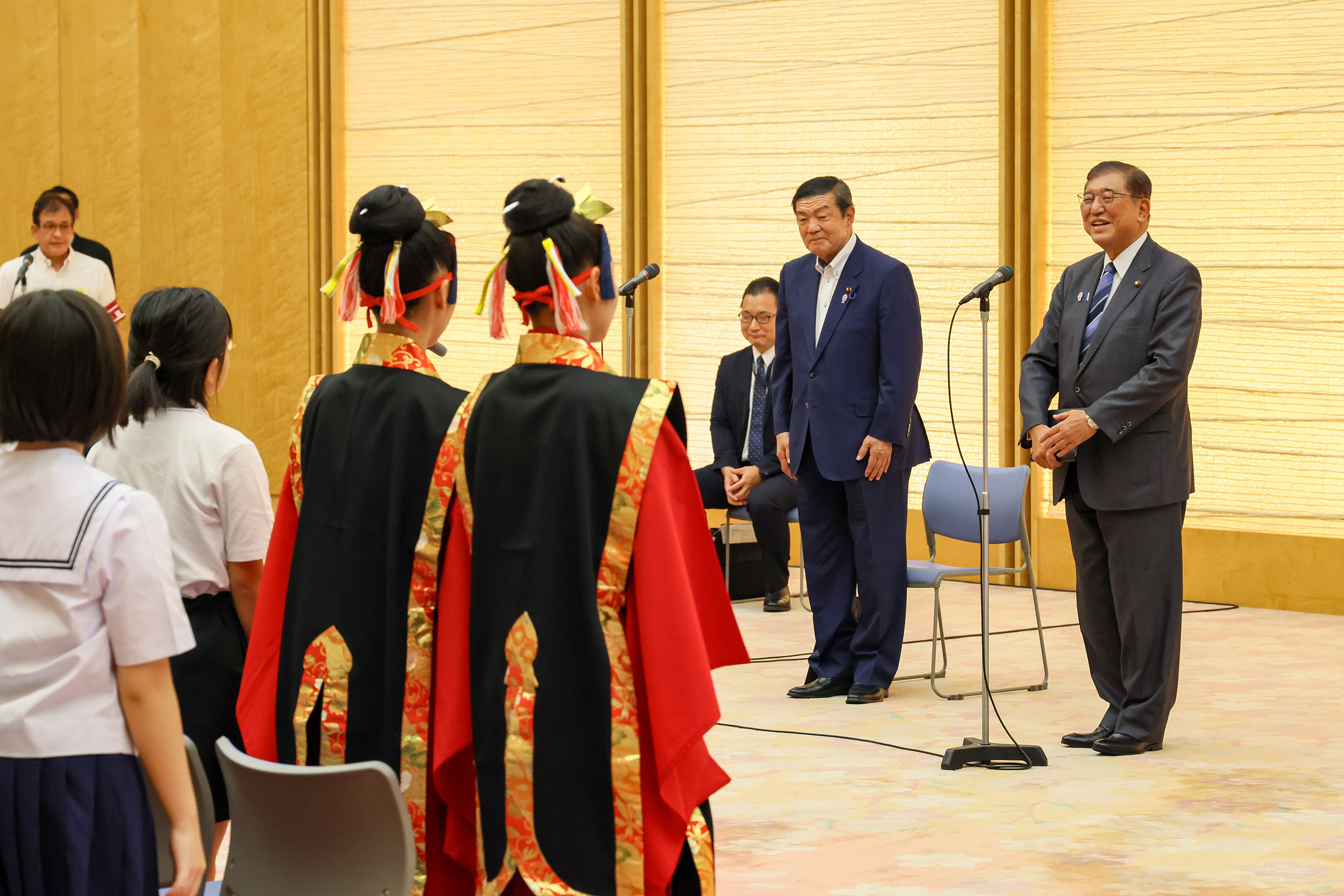 Prime Minister Ishiba receiving a courtesy call (4)