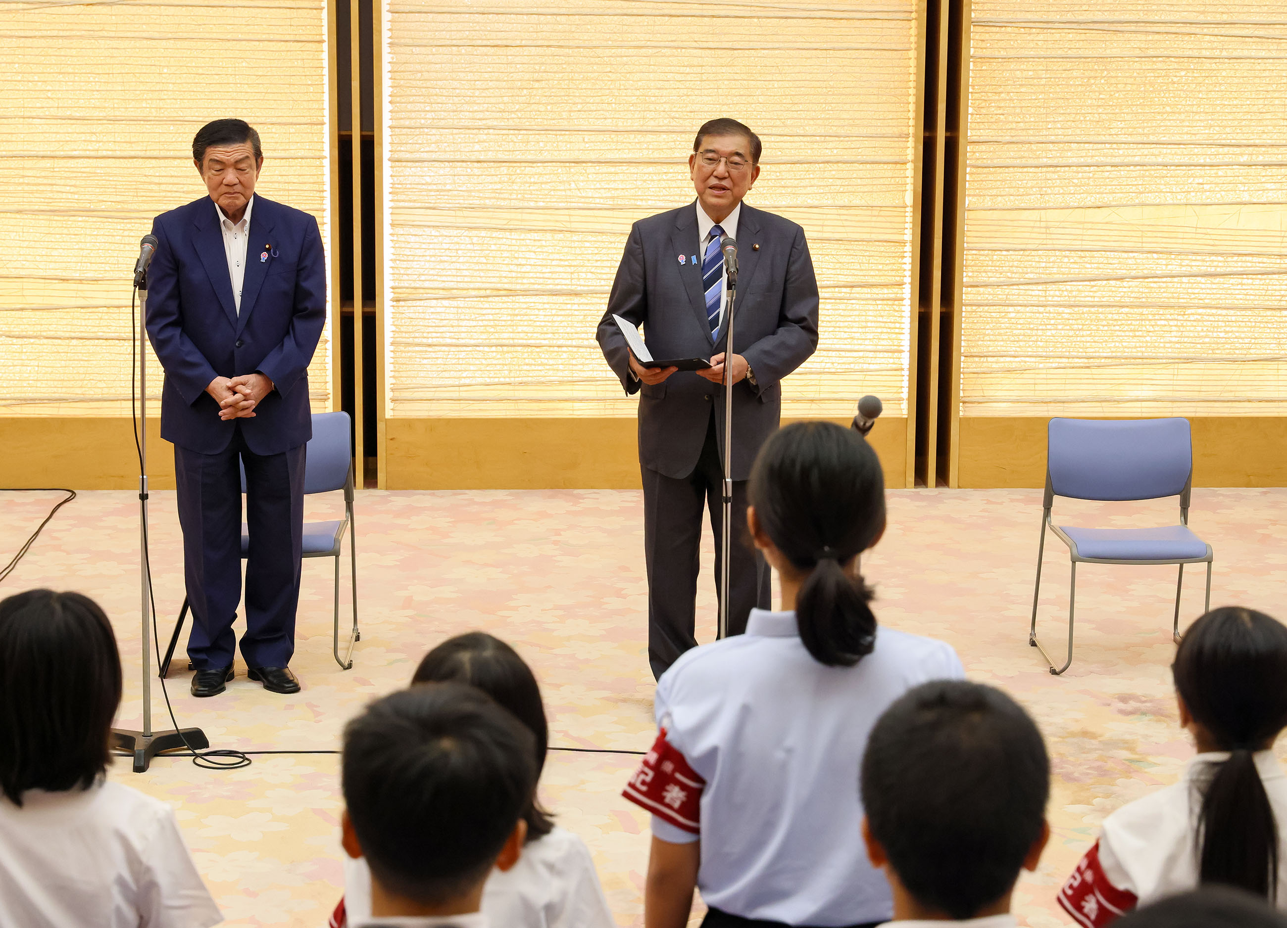 Prime Minister Ishiba receiving a courtesy call (5)