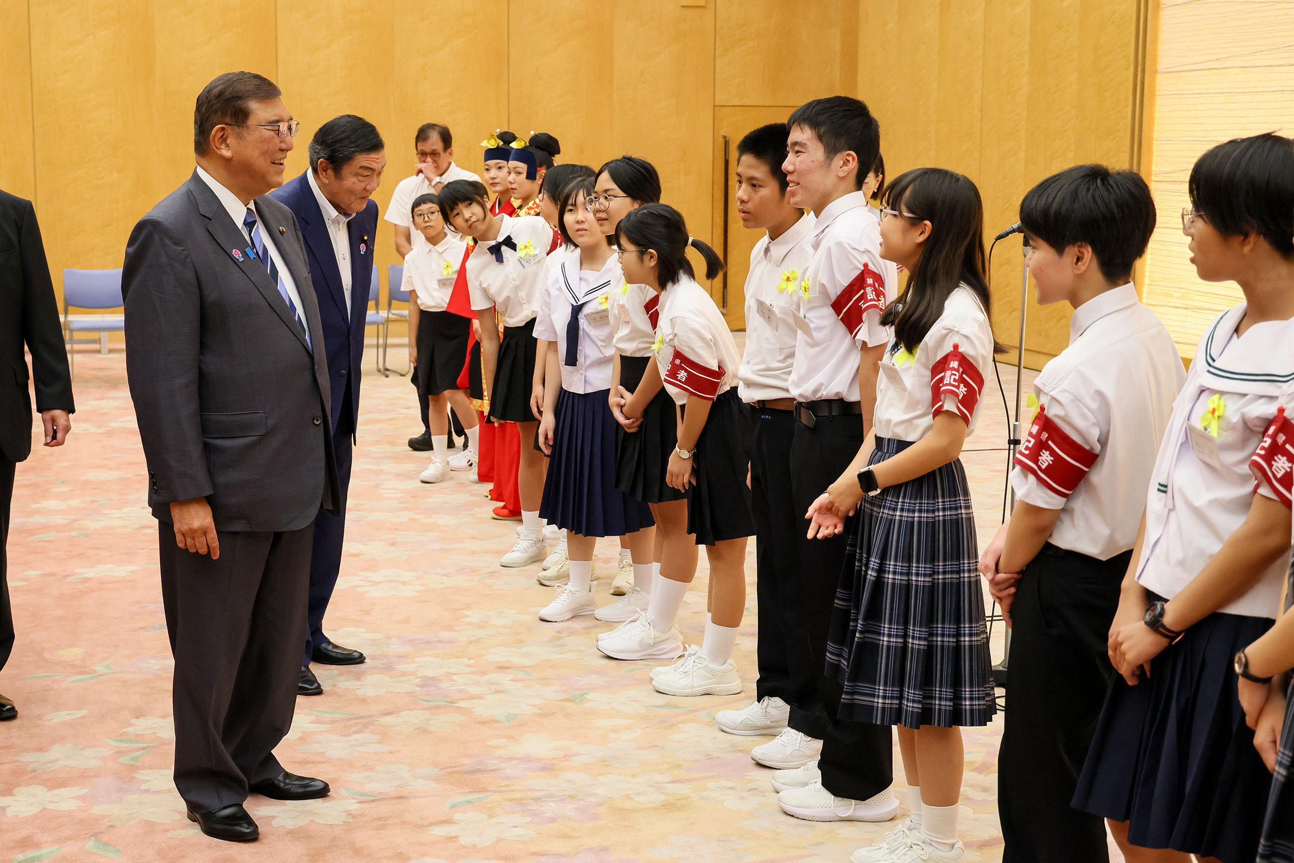 Prime Minister Ishiba receiving a courtesy call (8)