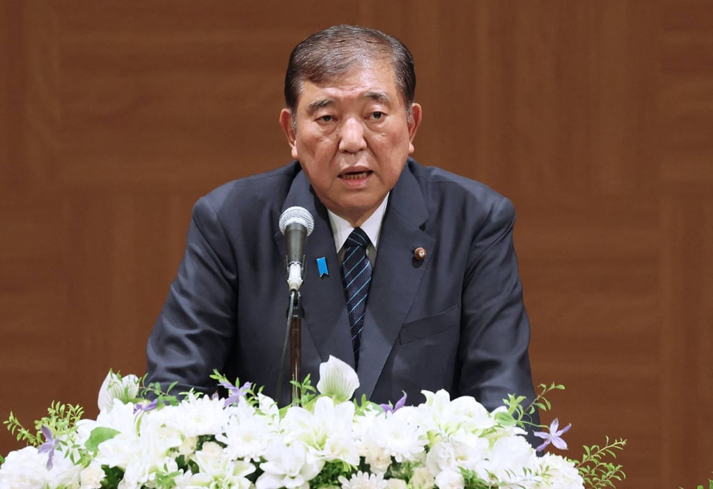 Prime Minister Shigeru Ishiba has declared that Japan will “thoroughly discuss what our nation can and should do” in support of Ukraine. Photo: Jiji Press / AFP