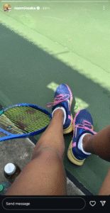 Naomi Osaka's , Instagram Story