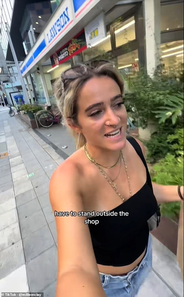 The travel influencer revealed her 'honest' take on Japan in a recent video , which shows her walking down the street in the popular destination