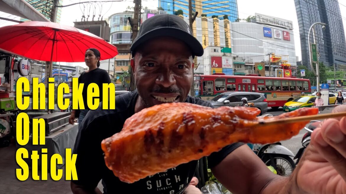 Condoms at a Restaurant?! Only in Thailand… + Chicken on a Stick Street Food!