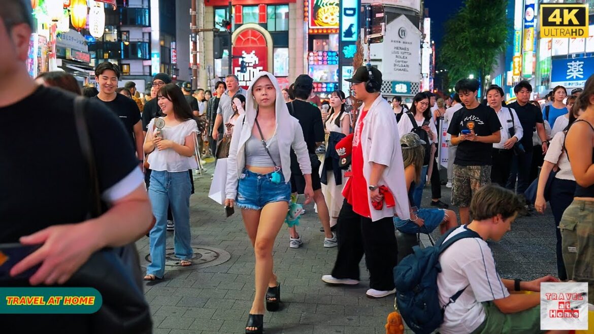 4K HDR Japan travel 2025 | Evening Walk in Shinjuku（新宿）Tokyo Japan |  Relaxing Natural City ambience