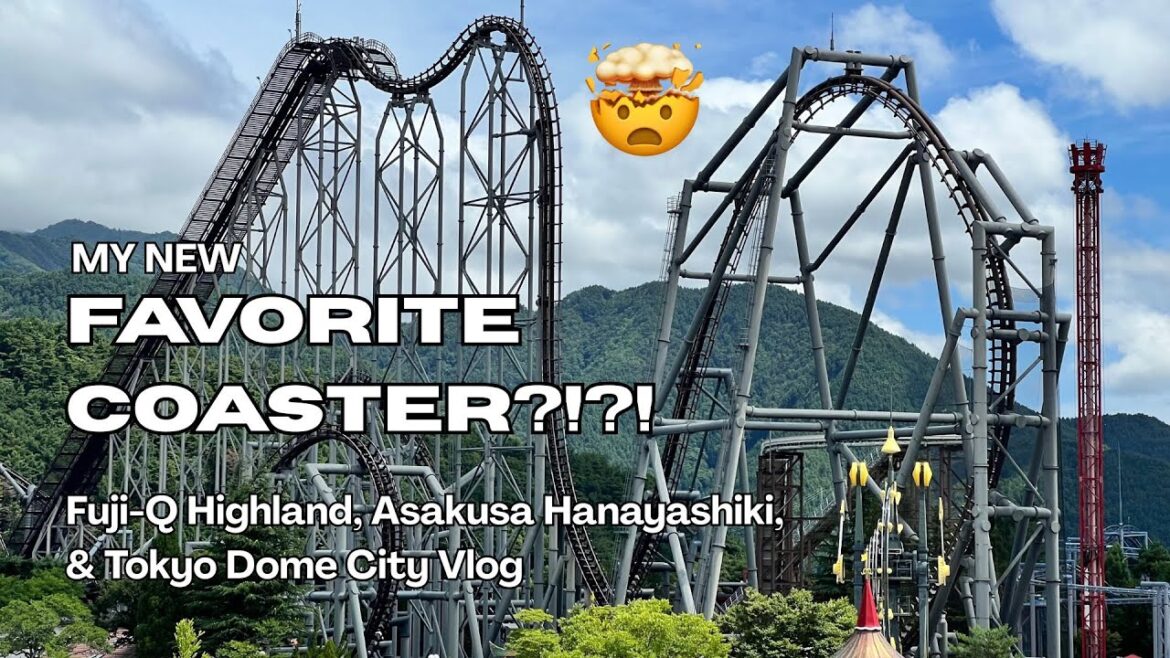 MY NEW FAVORITE COASTER?!?! | Fuji-Q Highland, Asakusa Hanayashiki, & Tokyo Dome City Vlog