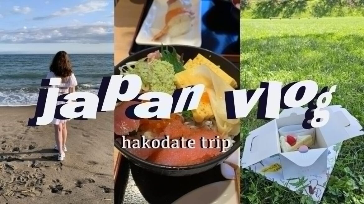 japan vlog - onsen, beach, hakodate trip