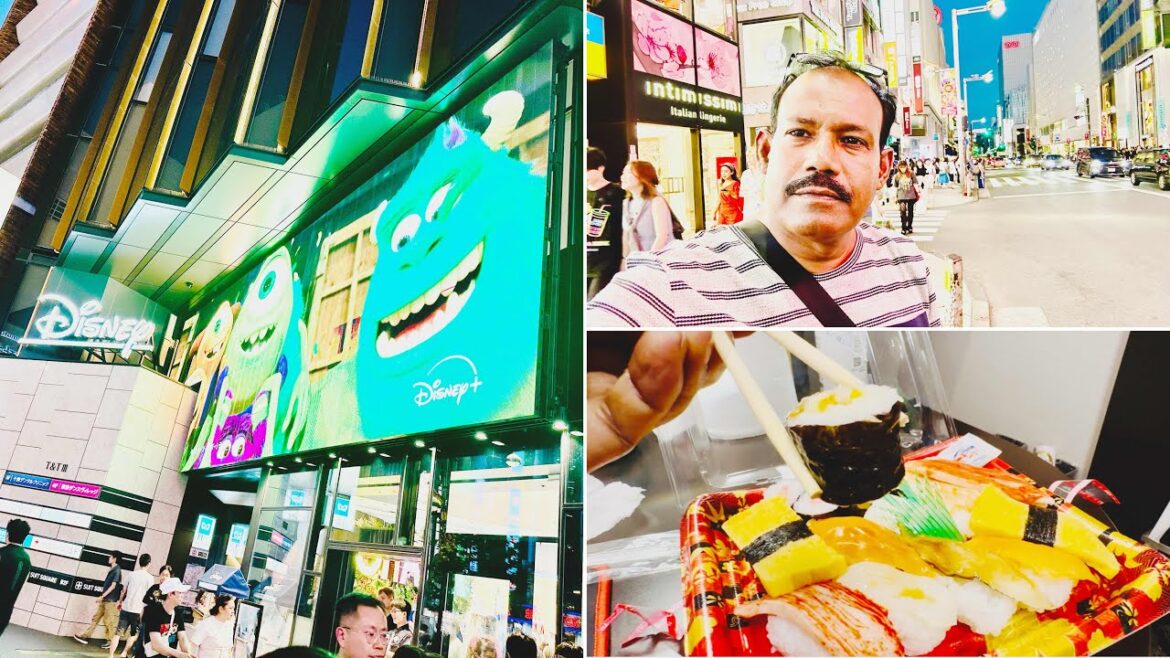 Moving around the Shinjuku city