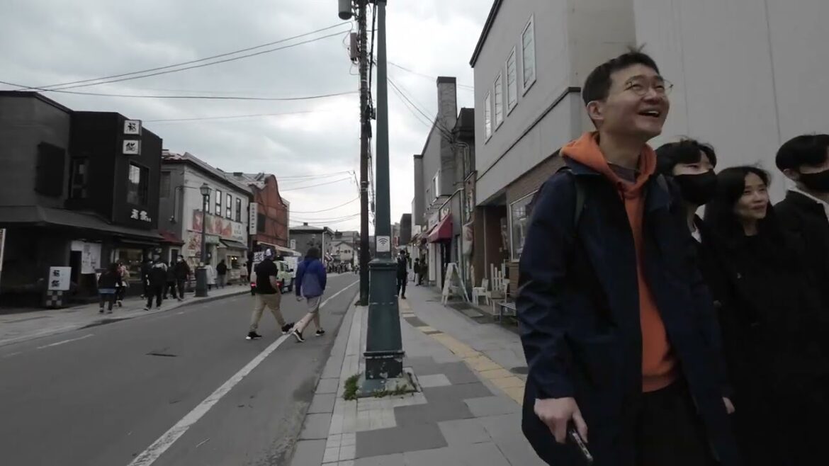 Otaru Sakaimachi, Japan Natural Sounds | ASMR | 4K