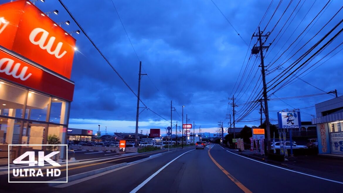 Evening Drive with Soothing Music | Sunset Vibes in 4K Evening Drive with Soothing Music | Sunset Vibes in 4K