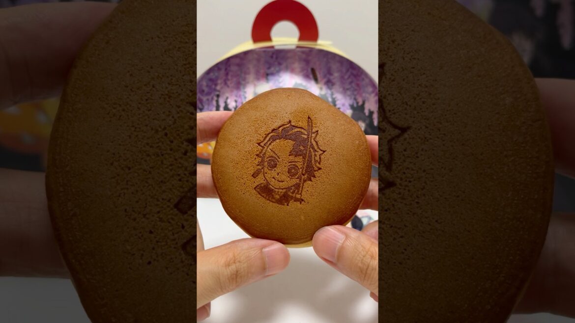 Demon Slayer: Kimetsu no Yaiba Dorayaki Japanese Sweet Pancake #shorts