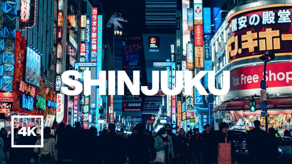 Shinjuku Walking Tour Tokyo 🇯🇵 | Neon Nights, Hidden Bars & Urban Life in 4K | Japan City Walk