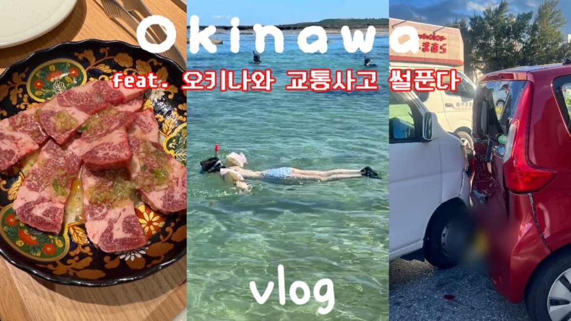 오키나와여행 브이로그ep2.ㅣ오키나와에서 교통사고 당한썰 푼다(클룩 렌터카 예약)ㅣ셀프 스노쿨링 해변 추천 🐠l 오키나와 소바, 마제멘 마호로바, 더 타코라이스하우스, 부치 쿠모지 오키나와여행 브이로그ep2.ㅣ오키나와에서 교통사고 당한썰 푼다(클룩 렌터카 예약)ㅣ셀프 스노쿨링 해변 추천 🐠l 오키나와 소바, 마제멘 마호로바, 더 타코라이스하우스, 부치 쿠모지