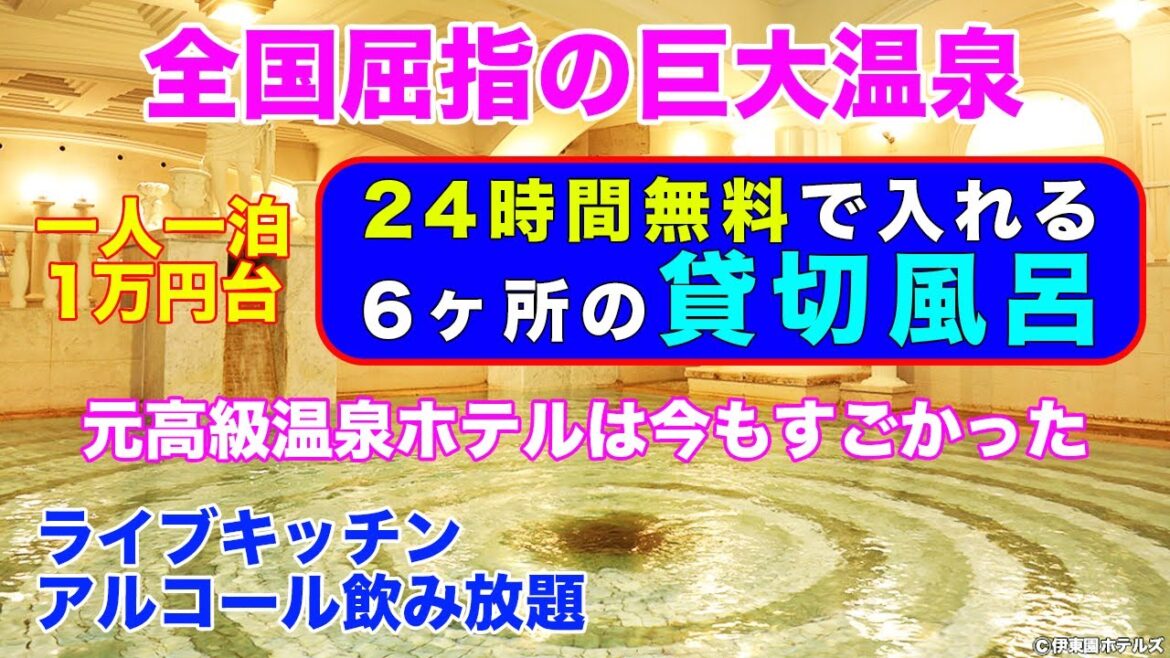 【泊ってみまSHOW!/静岡県】元高級温泉ホテルの巨大温泉を堪能。24時間利用可能な貸切り風呂、夕食時のライブキッチンまであるのにひとり一泊¥15,000-以下で良いの? 【泊ってみまSHOW!/静岡県】元高級温泉ホテルの巨大温泉を堪能。24時間利用可能な貸切り風呂、夕食時のライブキッチンまであるのにひとり一泊¥15,000-以下で良いの?
