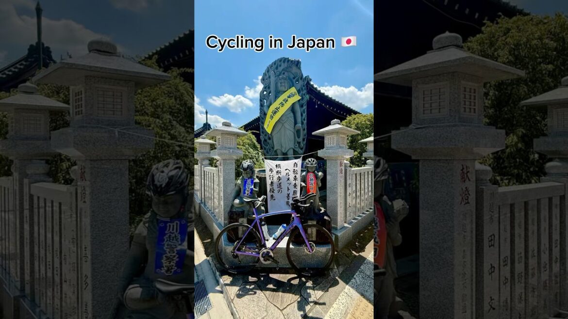 Cycling in Japan - Helmets Blessed at a Japanese Temple?! 🚴‍♂️🙏