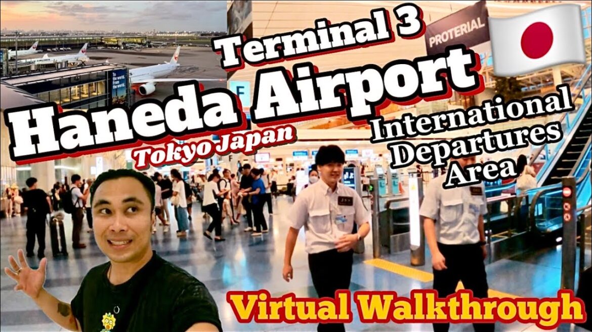 HANEDA Airport Terminal 3 INTERNATIONAL DEPARTURES Virtual Tour Tokyo 🇯🇵 Japan