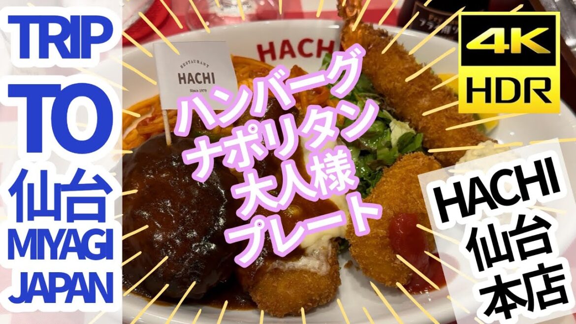 【#宮城の旅 】仙台駅のHACHIで食事して新幹線に乗車しました!! ※字幕付き
