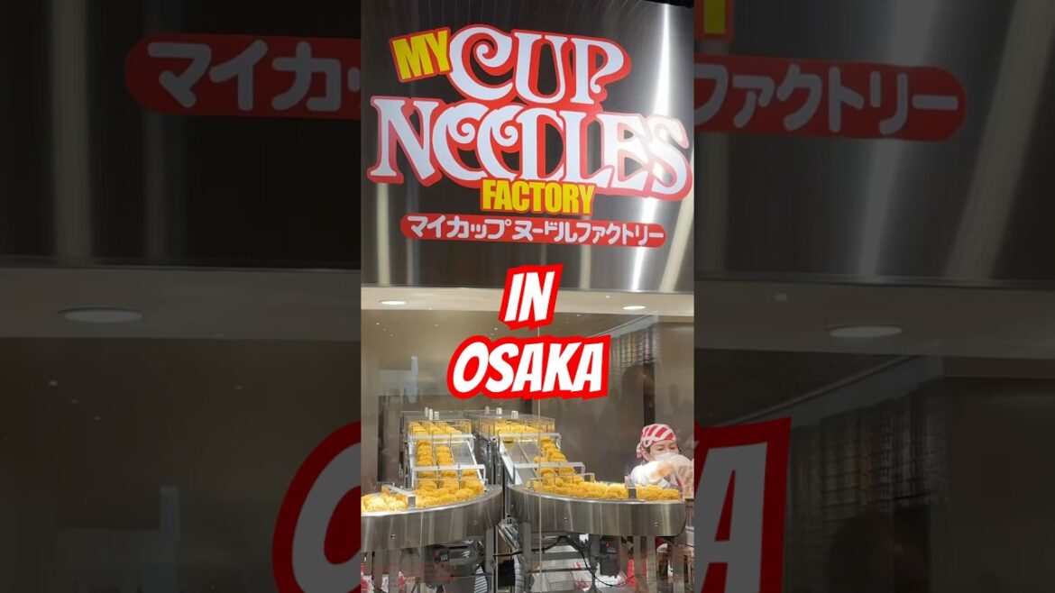 Best Cup Noodles ever? 🍜 #Food #Travel #Shorts #Review #Tourism #Osaka #Japan