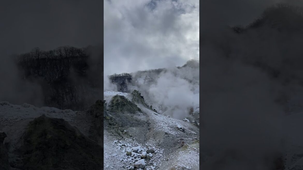 Hell Valley in Noboribetsu, Hokkaido Japan #noboribetsu #hokkaido #japan