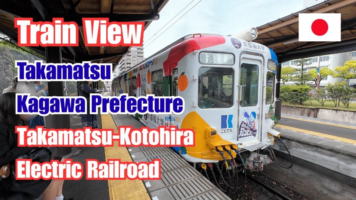 From Port to Garden: Kotoden Train Ride in Takamatsu, Japan From Port to Garden: Kotoden Train Ride in Takamatsu, Japan