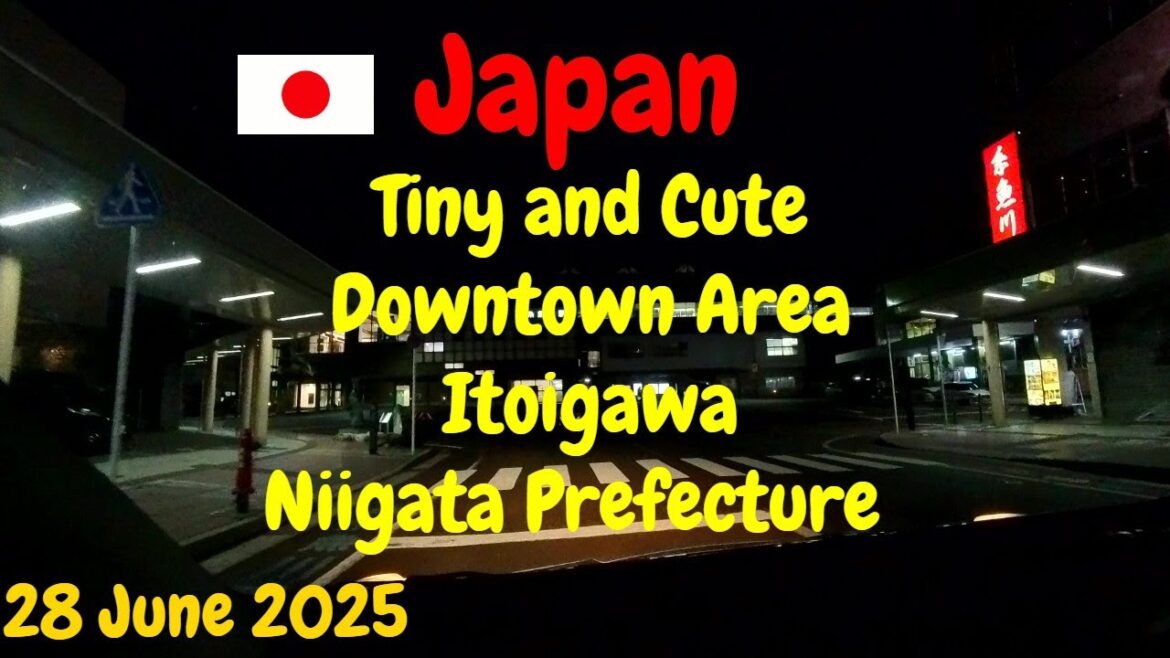 Tiny and Cute Downtown Area - Itoigawa - Niigata Prefecture - Japan - 28 June 2025