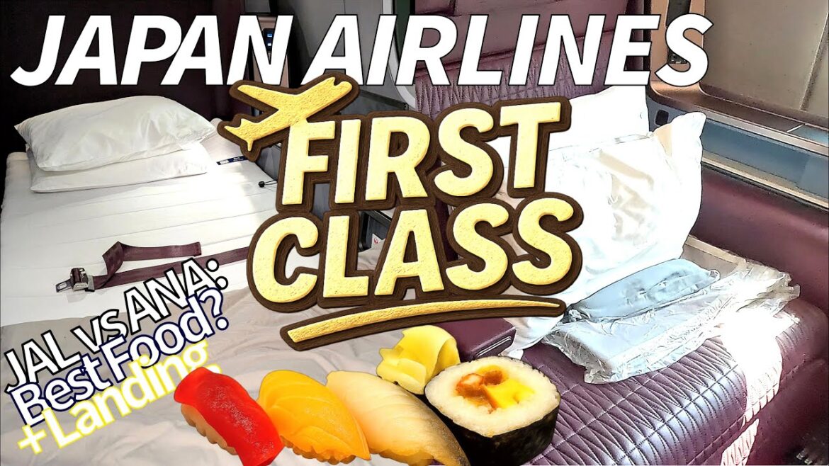 Flying Japan Airlines First Class | A350-1000 Tokyo to Dallas | Amazing Suite & Huge Bed! + Landing Flying Japan Airlines First Class | A350-1000 Tokyo to Dallas | Amazing Suite & Huge Bed! + Landing