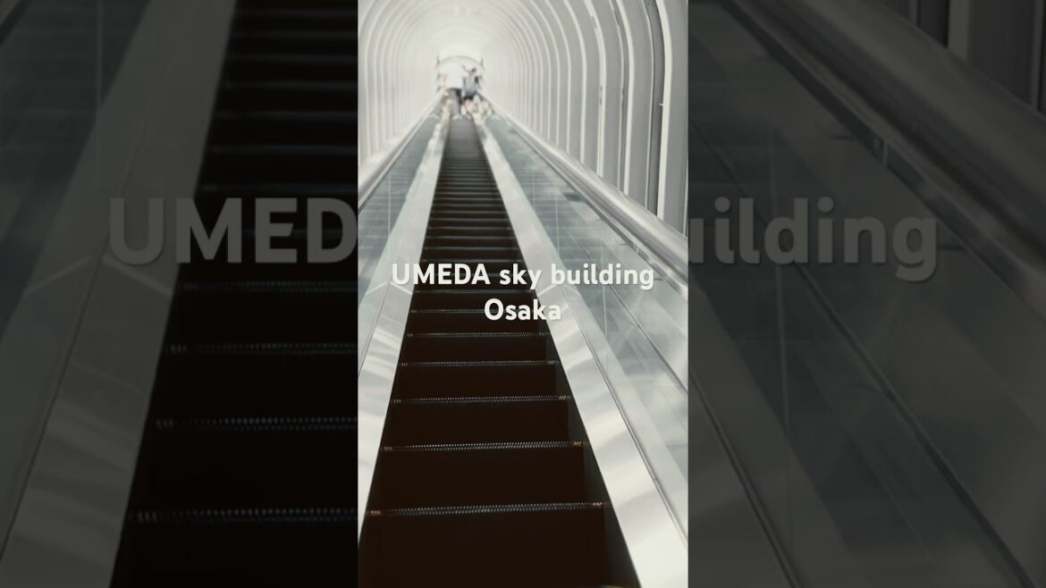 Umeda Sky Building Osaka | 360° Sky Views! #Shorts #shortsvideo #umedaskybuilding #osakatrip