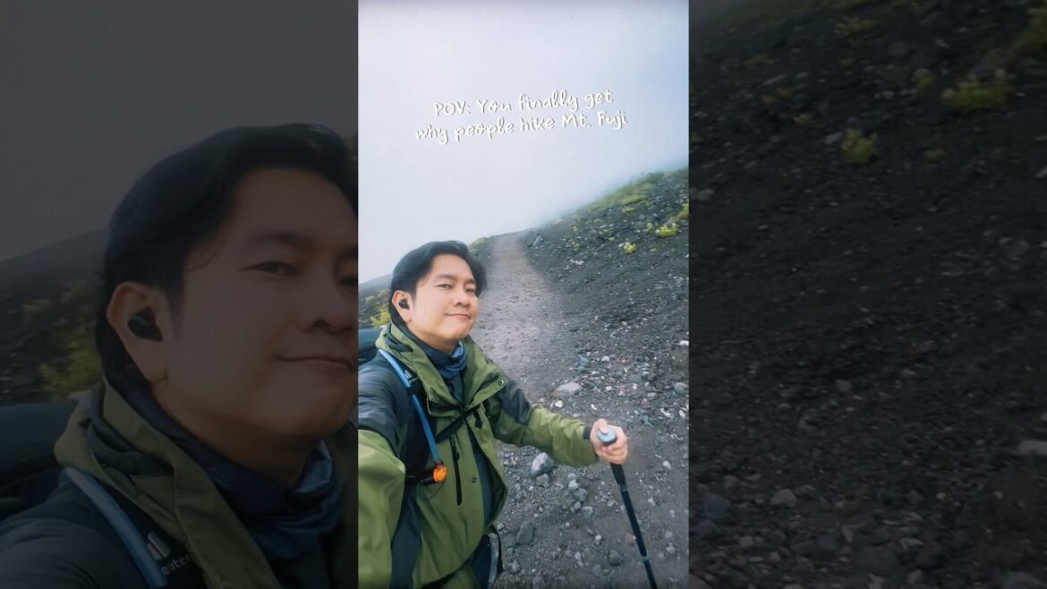 When you finally get why people hike Mt Fuji