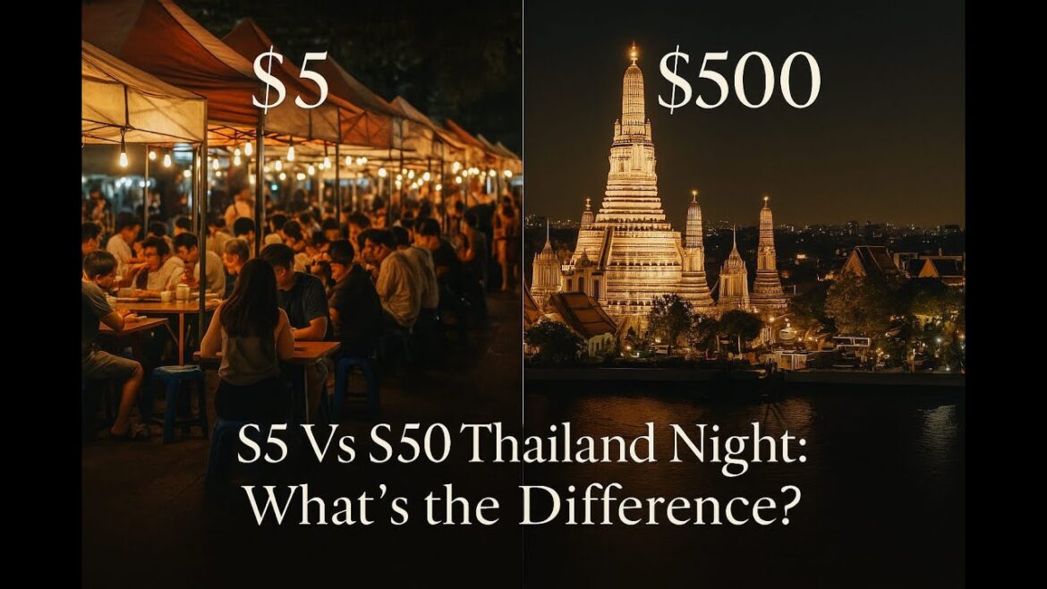 $5 vs $500 Thailand Night What Difference?