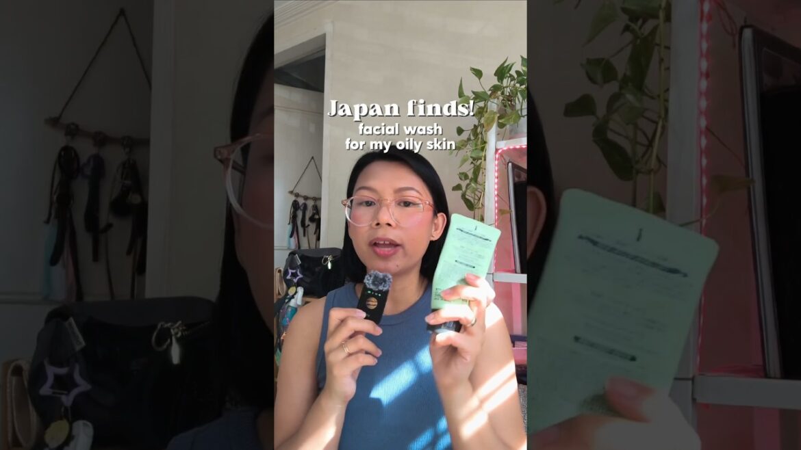 Found a Japanese facial wash for my oily skin! #japanfinds #japanskincare #skincare #japantravel