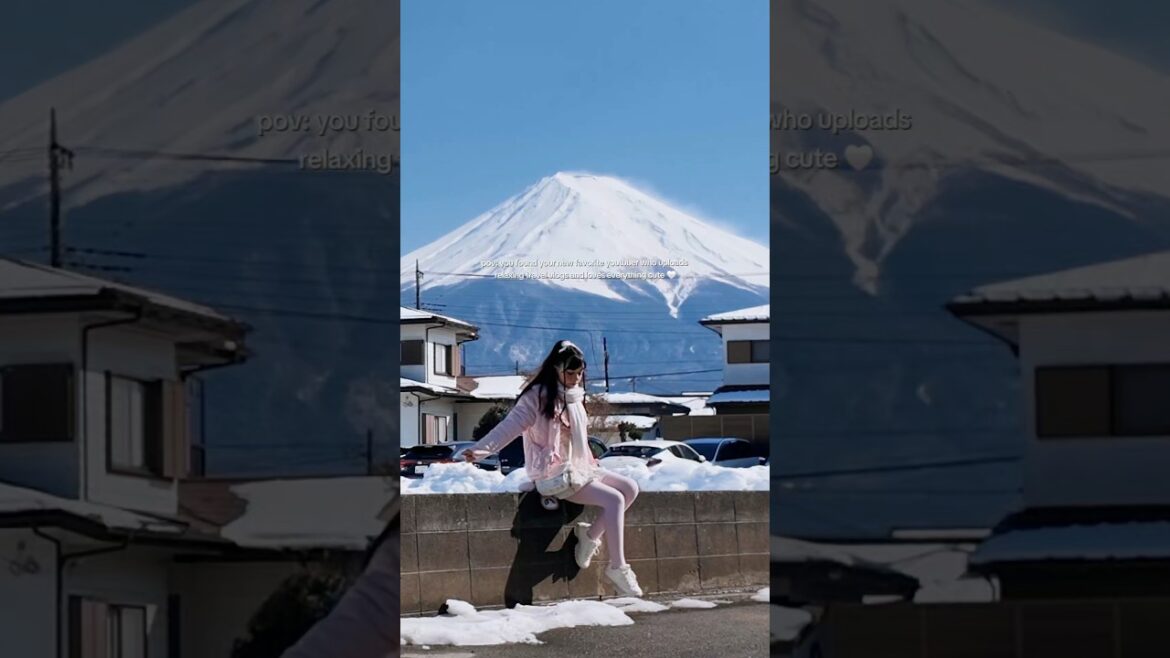I promise this latest vlog will heal something within you 🙏🏻✨️ #japanvlog #fuji #vlogger