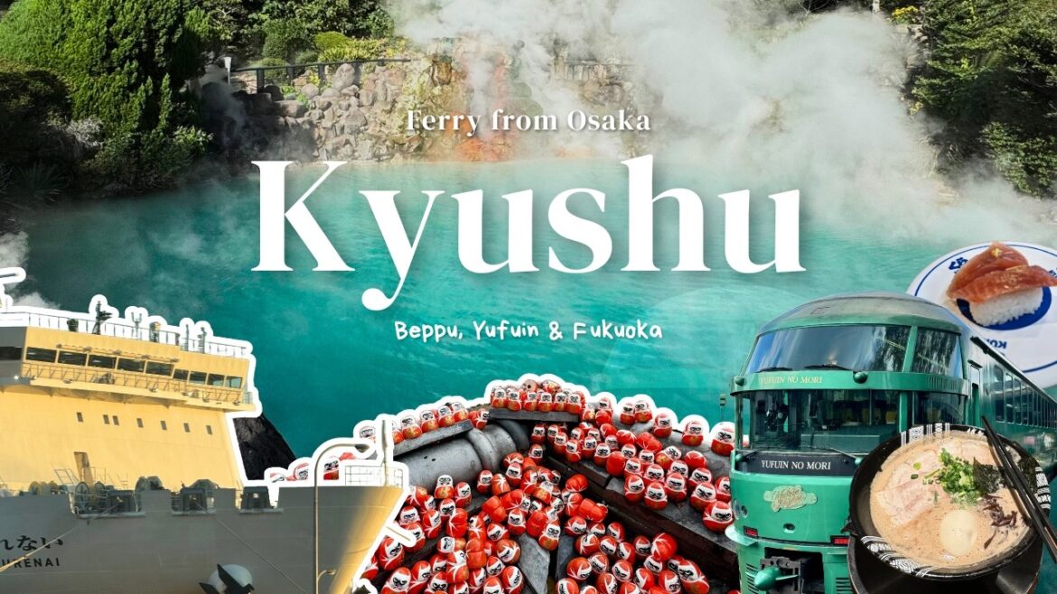Overnight Ferry from Osaka to Kyushu 🇯🇵🚢 | ♨️ Beppu Onsen, Yufuin & Scenic Train Ride to Fukuoka 🚃 Overnight Ferry from Osaka to Kyushu 🇯🇵🚢 | ♨️ Beppu Onsen, Yufuin & Scenic Train Ride to Fukuoka 🚃