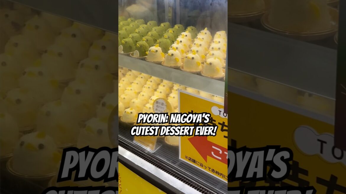 Too Cute to Eat? Try Pyorin in Nagoya! #japan #japantravel #dessert #yummy #tasty #nagoya #foodie