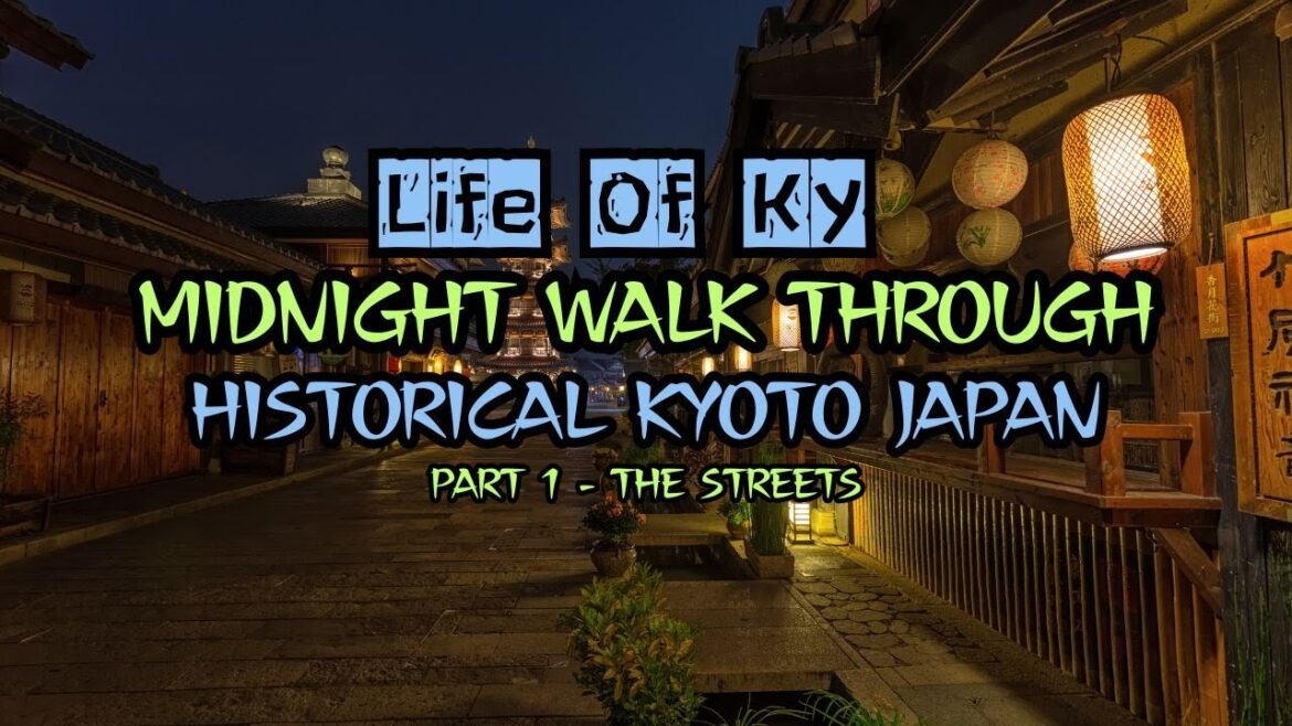 Midnight Walk Through Historical Kyoto (Spooky)