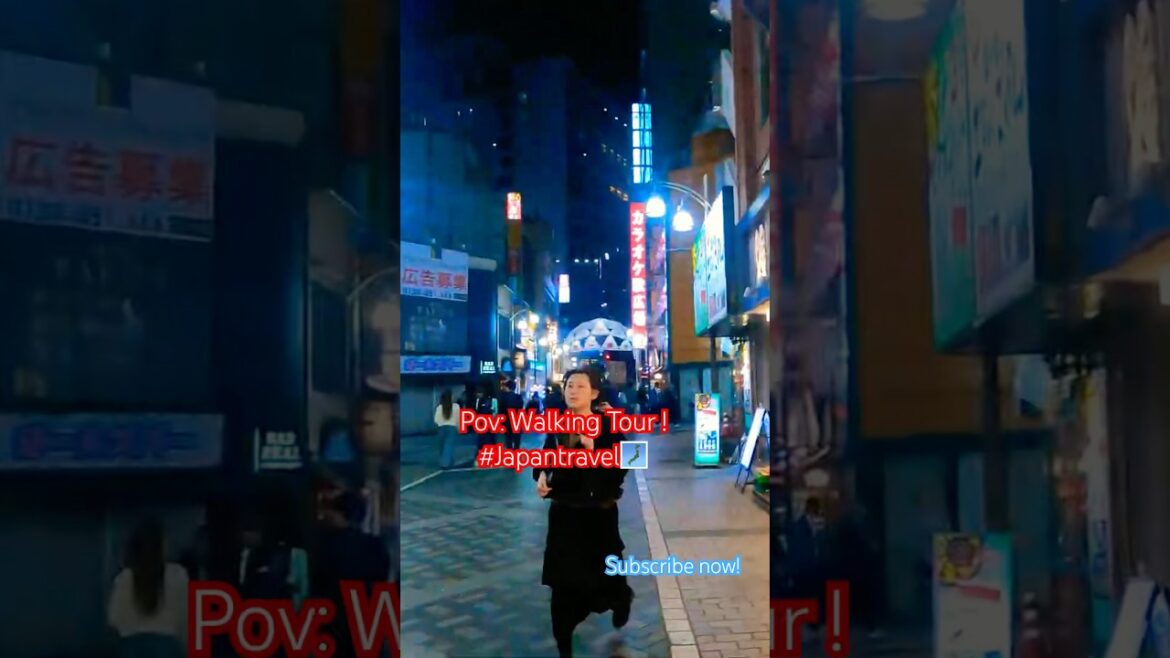 👹 TOKYO JAPAN - 4K WALKING TOUR 🇯🇵🎌  #walking #tour #travel #japan #shorts