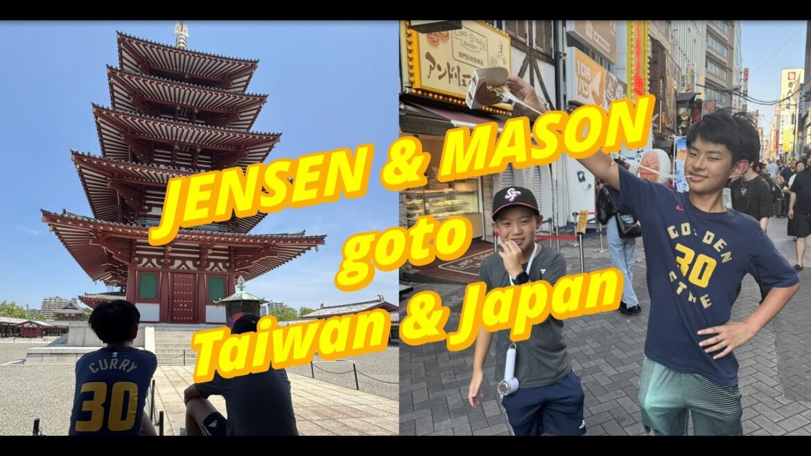2025 Taiwan (Taipei) and Japan (Osaka & Hiroshima) family vacation vlog with kids