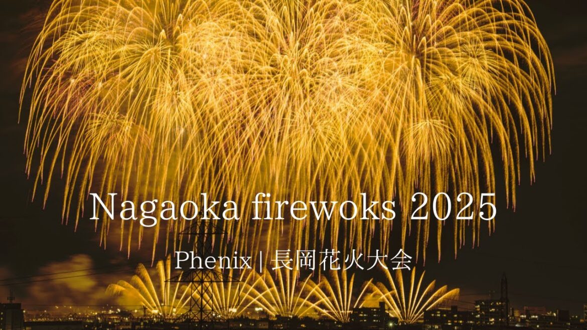 The Phoenix – Nagaoka Fireworks Festival 2025 | A Firework for Peace and Recovery