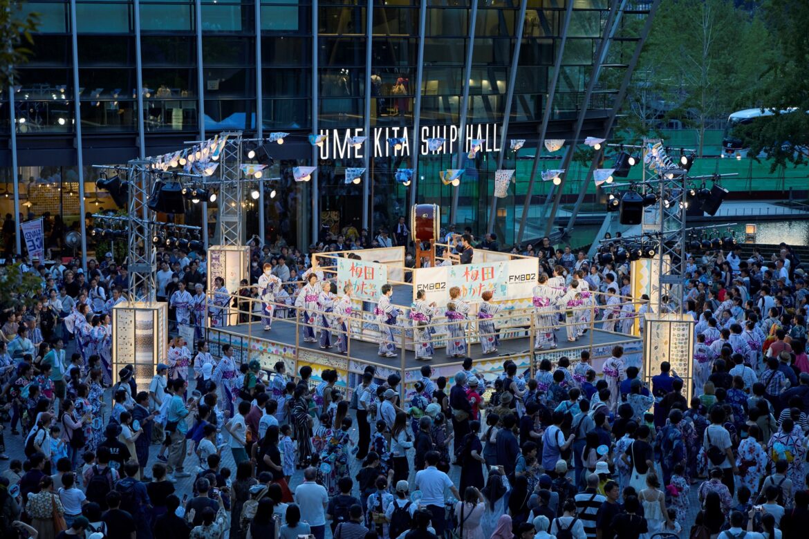Umeda is hosting a month-long summer festival with Bon Odori, live music and art Umeda is hosting a month-long summer festival with Bon Odori, live music and art