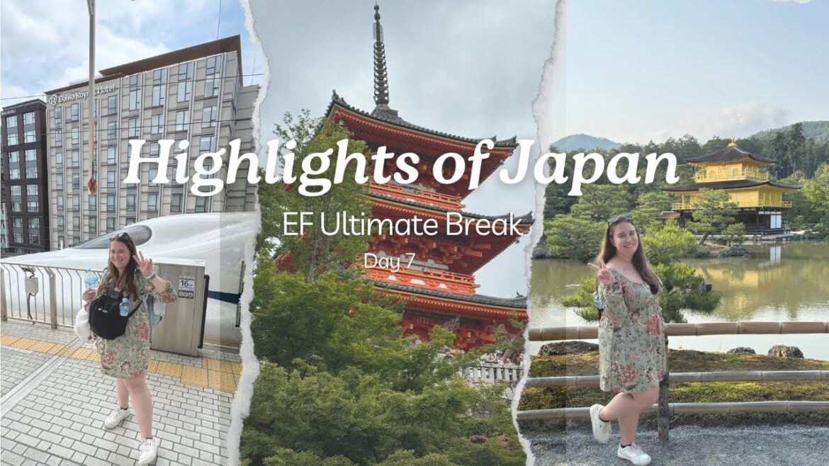 Highlights of Japan with EF Ultimate Break - Day 7: Riding the Bullet Train and Exploring Kyoto