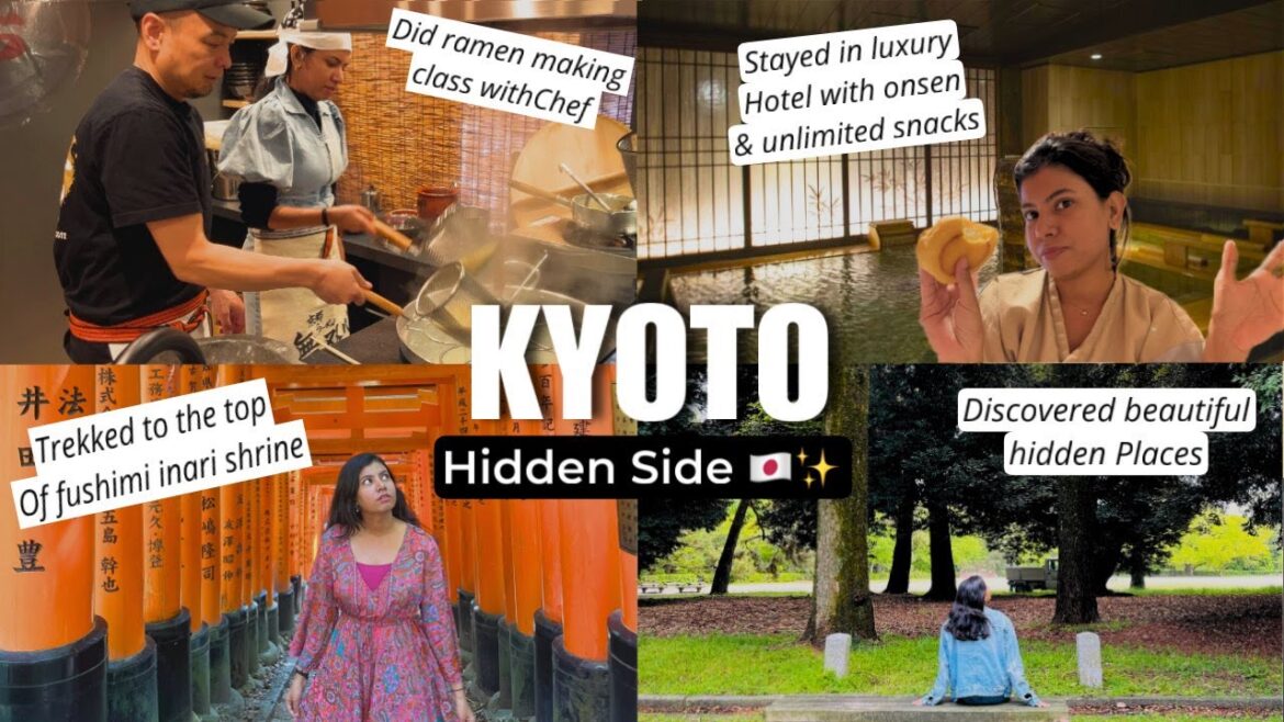 Ultimate Kyoto Vlog: Luxury Ryokan Hotel , Hidden Gardens & Ramen Making Class with local chef!