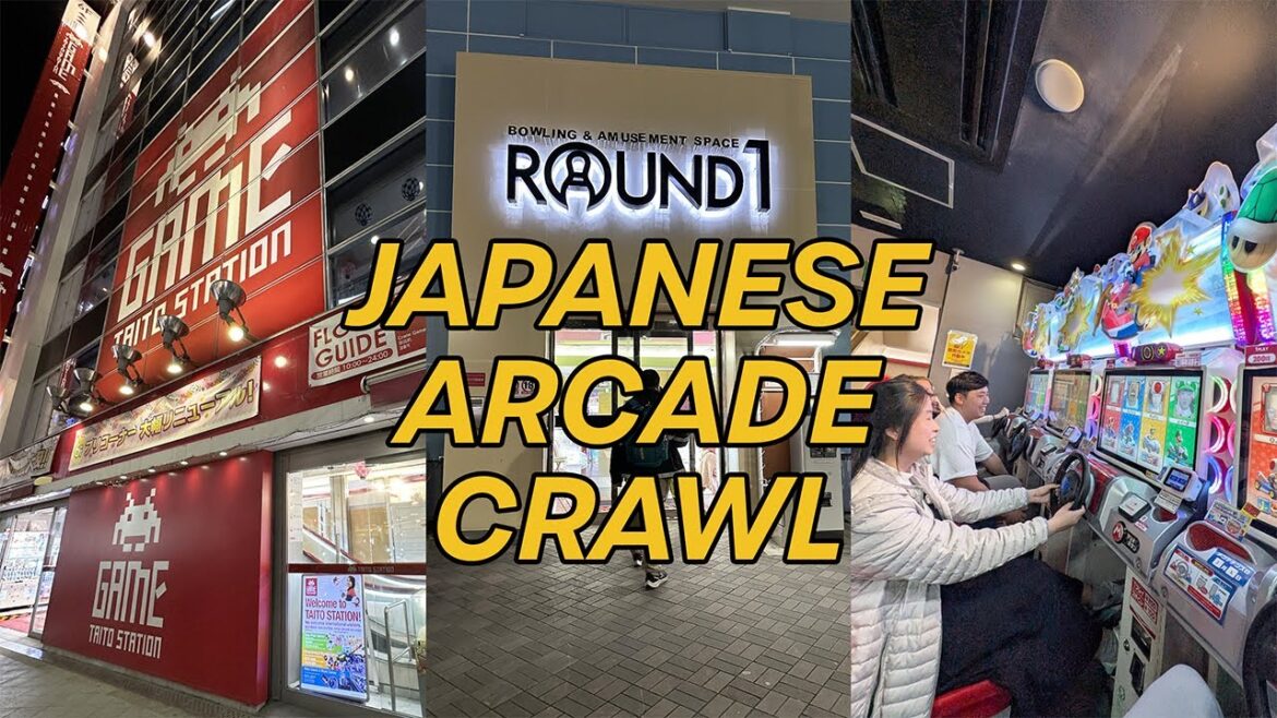 Japanese Crane Games & Claw Machines Tour | Round 1, Taito & Namco Arcade Prizes in Kyoto and Osaka