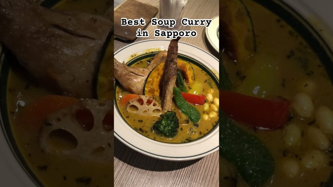 Best Soup Curry in Sapporo #travel #food