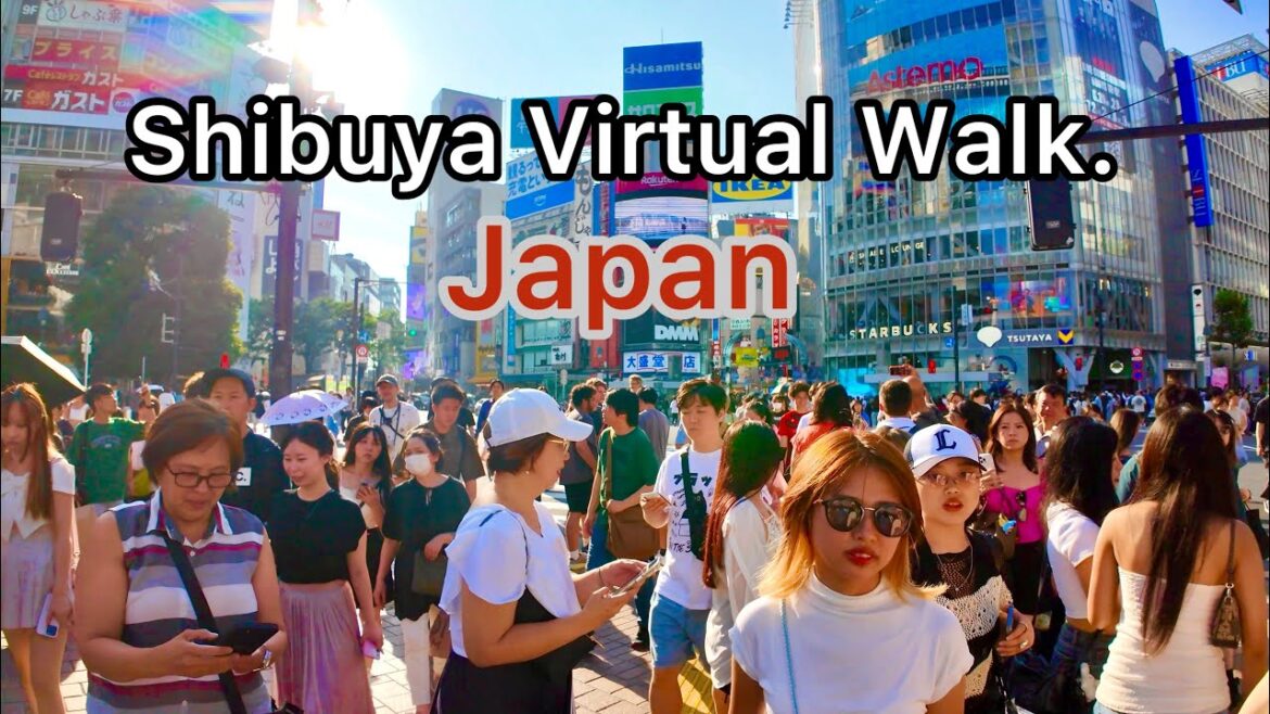 4K Shibuya Sunny Day walk in Tokyo. Japan. 4K Shibuya Sunny Day walk in Tokyo. Japan.
