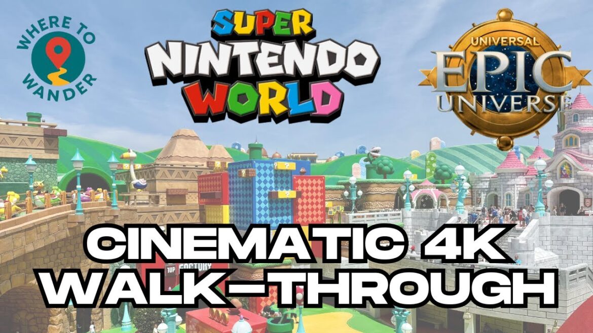 4K Super Nintendo World Cinematic Tour 🍄 Mario Kart & Yoshi’s Adventure | Epic Universe Walkthrough 4K Super Nintendo World Cinematic Tour 🍄 Mario Kart & Yoshi’s Adventure | Epic Universe Walkthrough