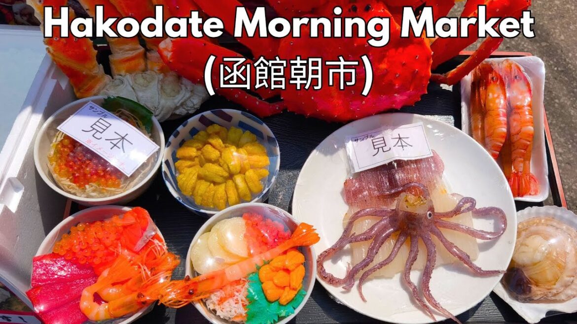 Seafood Paradise in Hokkaido – Hakodate Morning Market in 4K - Best of Japan