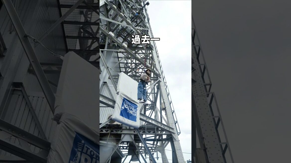 【過去一恐怖】通天閣飛び降りアクティビティがヤバすぎた！