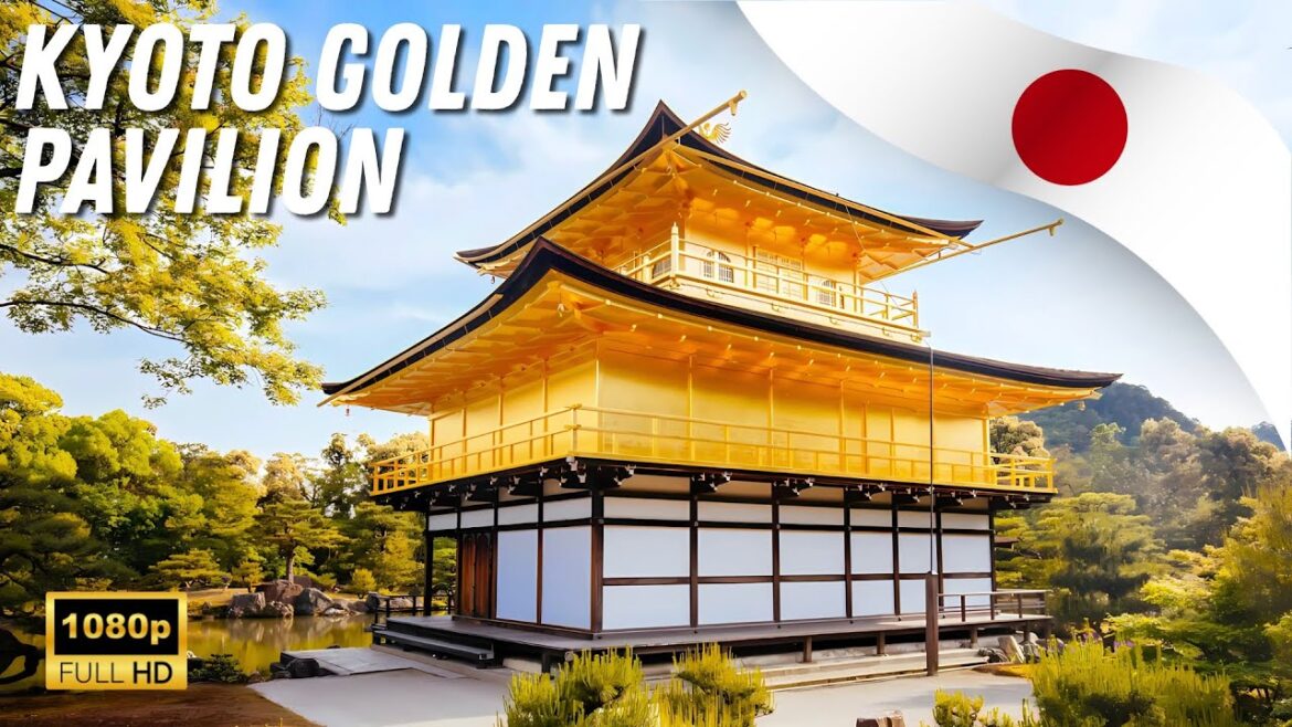 Exploring Kyoto Golden Temple | Kinkakuji Temple Vlog & Scenic Tour 🏯