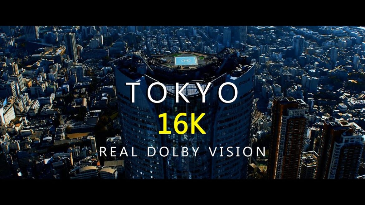 Tokyo | Real Dolby Vision | 16K HDR | Scenic Relaxation Film with Calming Music
