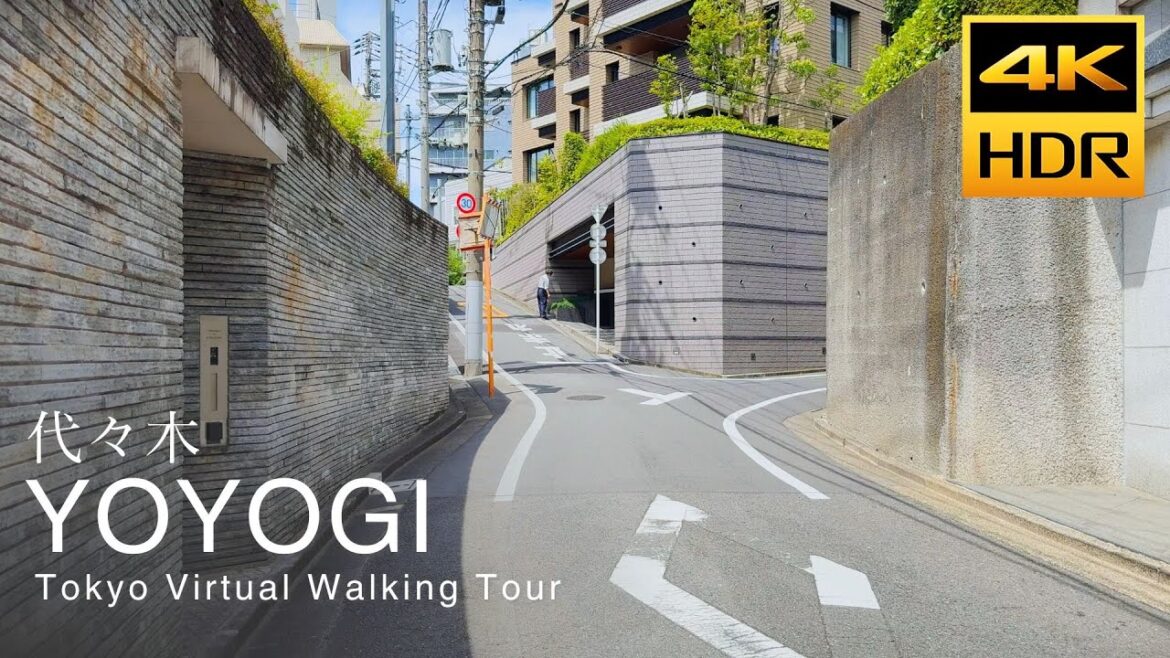 Yoyogi Walking Tour, Tokyo [4K HDR] | Hot Summer in Japan